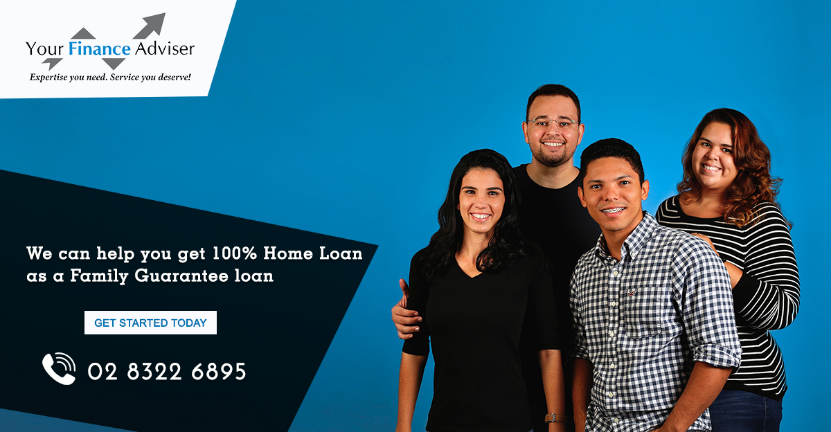 We can help you get 100% home loan as a family guarantee loan