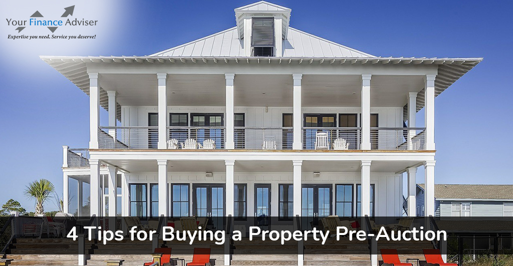 4 Tips for Buying a Property Pre-Auction